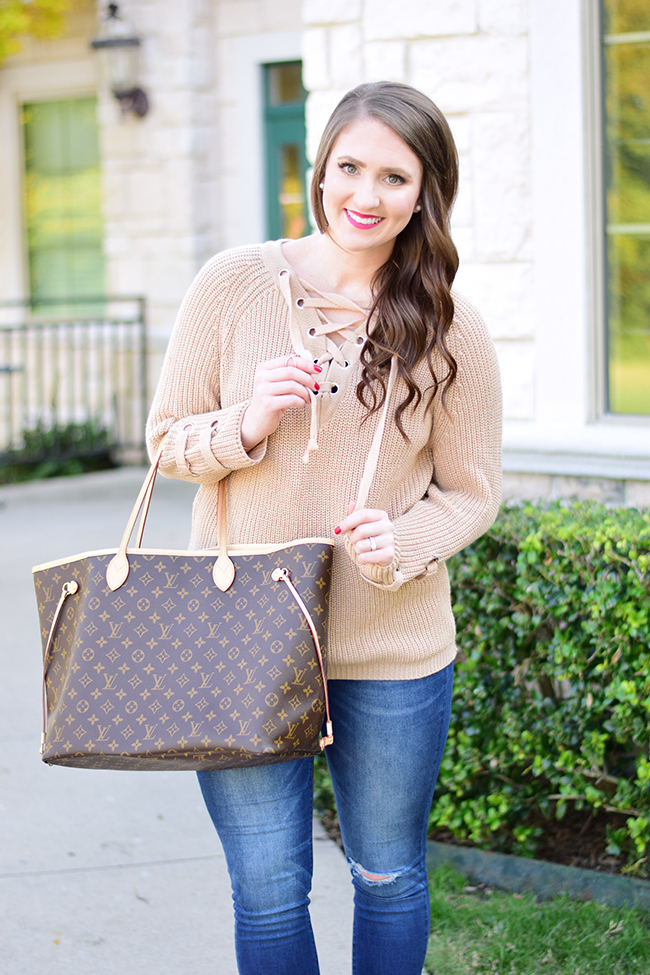 LACE-UP SWEATER | Sophisticated Whimsy