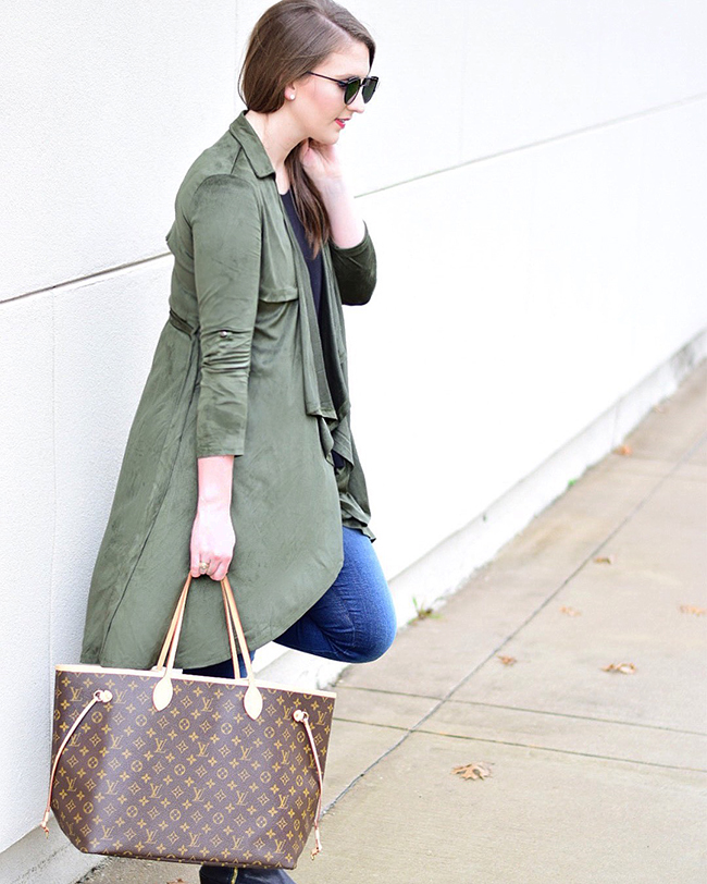 Olive Duster Coat